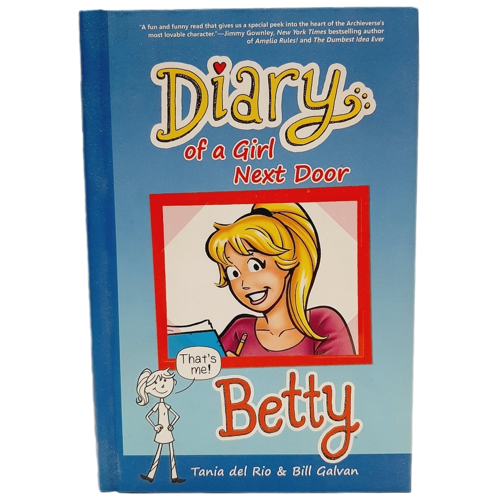 🍒4 for $20🍒 Diary of a Girl Next Door: Betty Riverdale Diaries Book 1 HC Book